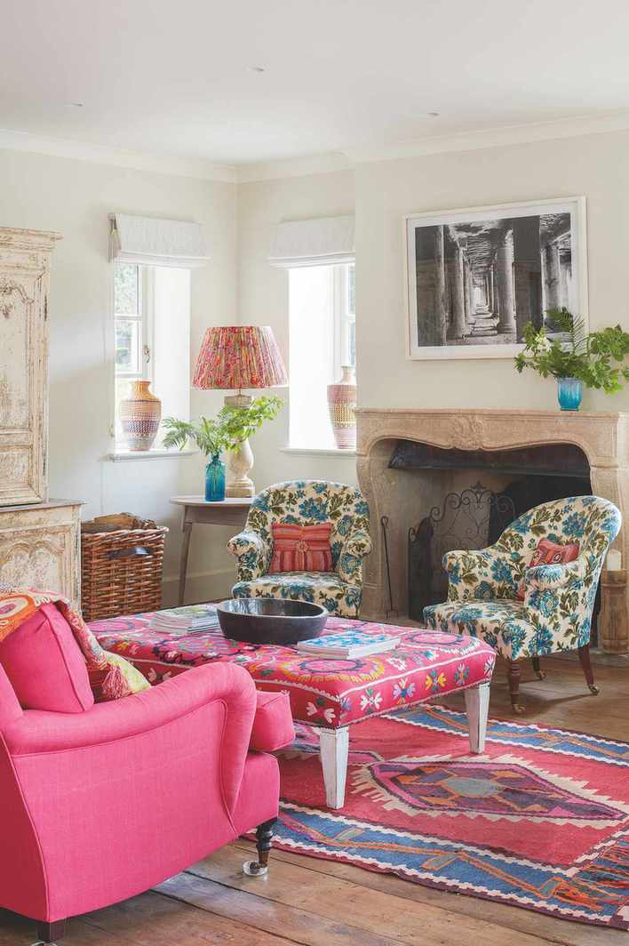 French country living room