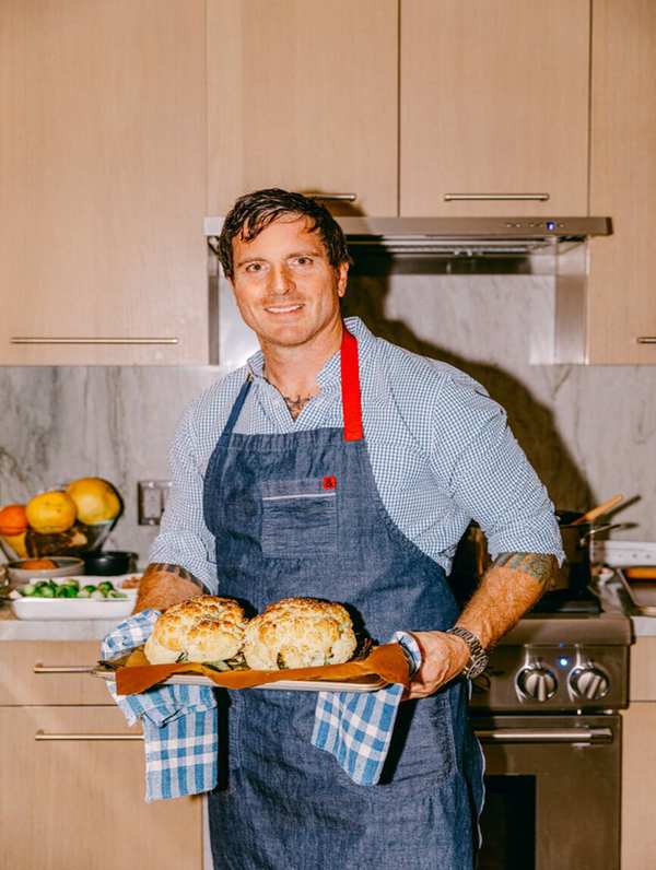 chef preparing roasted cauliflower