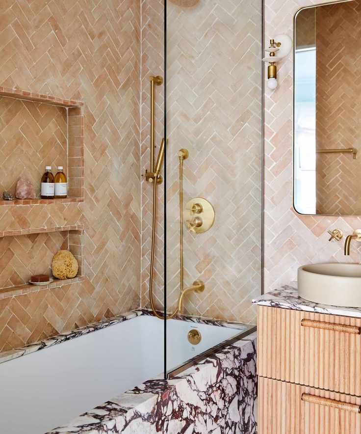 Statement stone bathtub