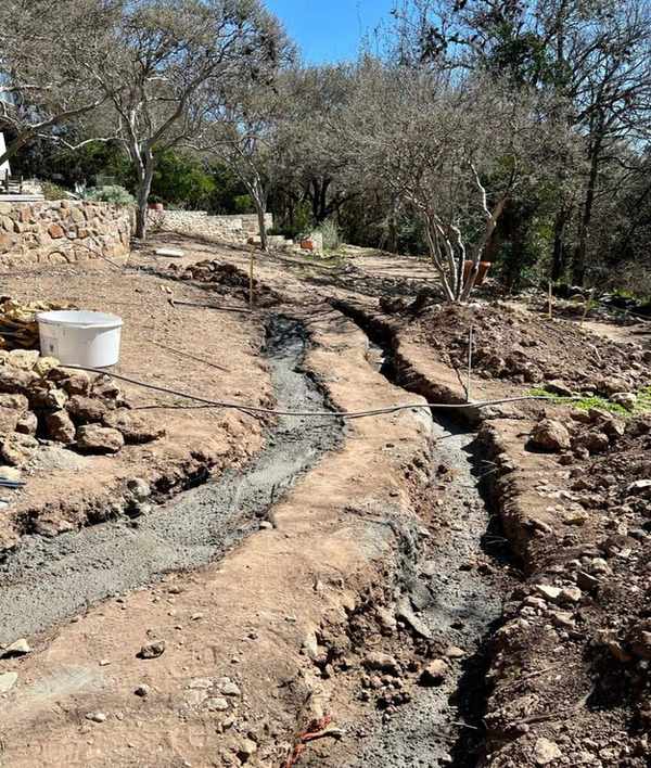 backyard garden transformation - building process