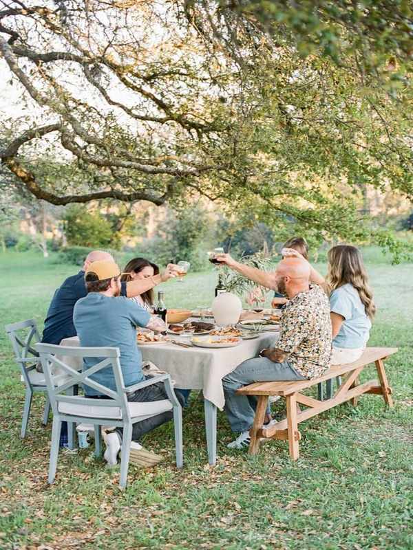al fresco dinner party