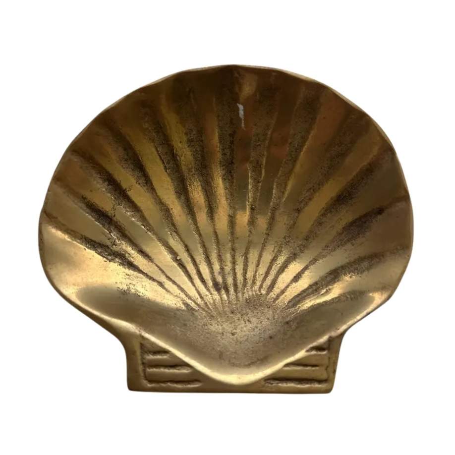 TheCuratedEditShop, Vintage Brass Shell Trinket Tray
