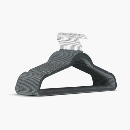 Gray Imperial Rooms Velvet Hangers