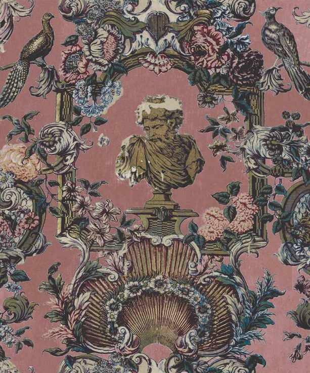 Arley House x V&A Meadow fabric in Sand