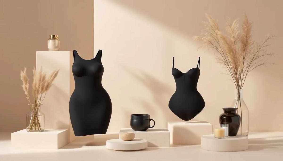Top rated back fat shapewear products on display.