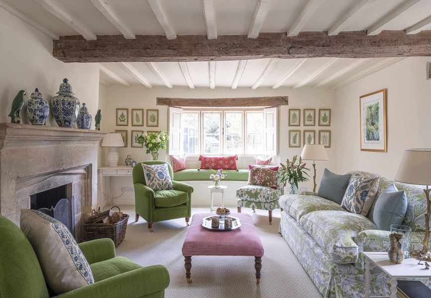 Living room with sofas