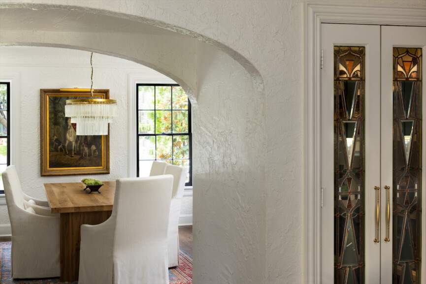 Modern dining room.