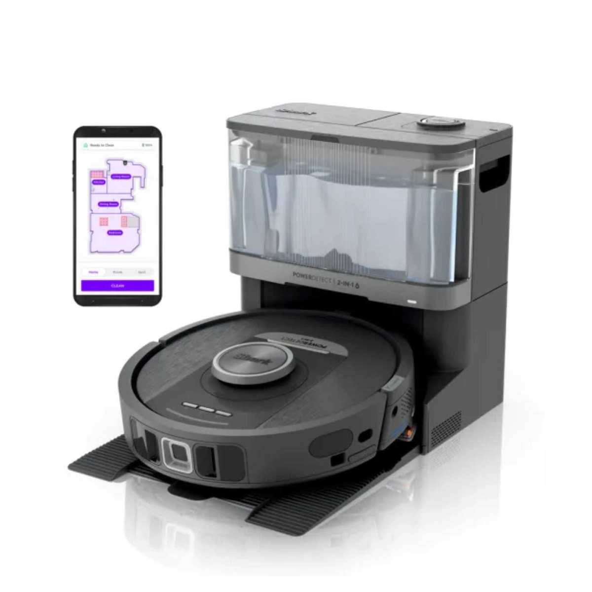 Shark PowerDetect&trade; 2-in-1 Robot Vacuum and Mop with NeverTouch&trade; Base