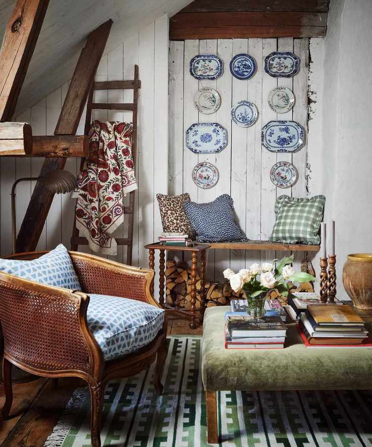 Eclectic living room
