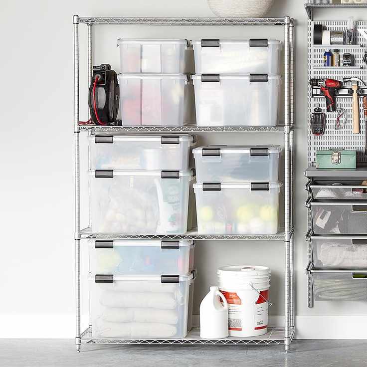 freestanding garage shelving