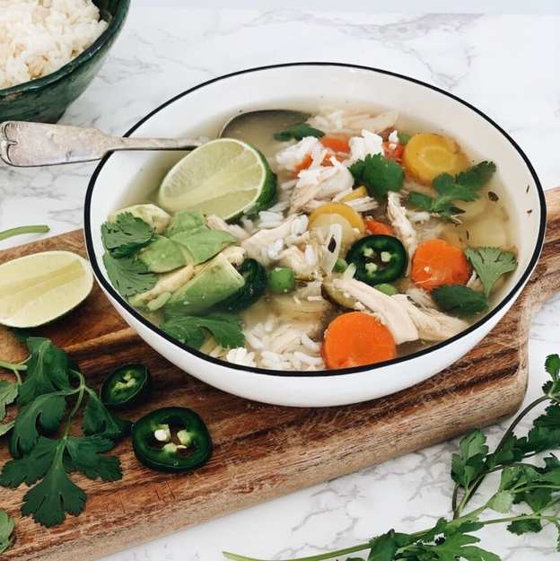chicken and rice soup