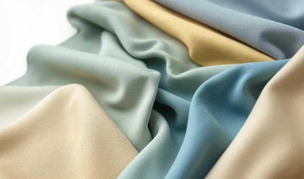 An assortment of buttery soft fabric swatches in various colors.