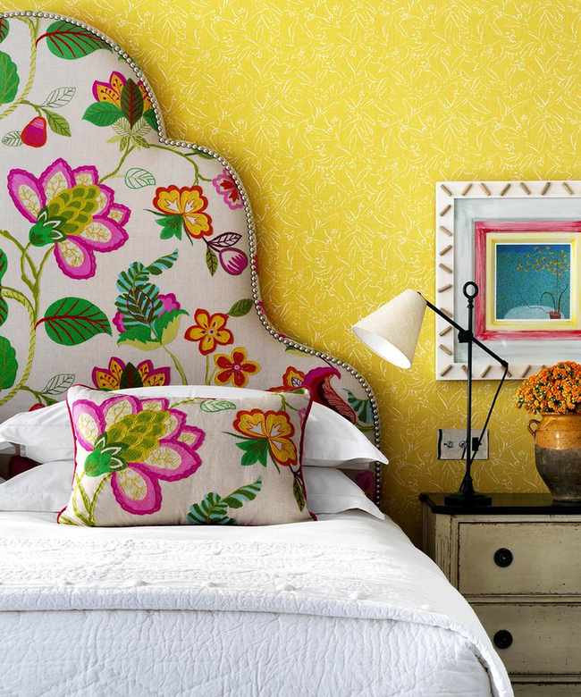 Hotel designed by Kit Kemp in bright color