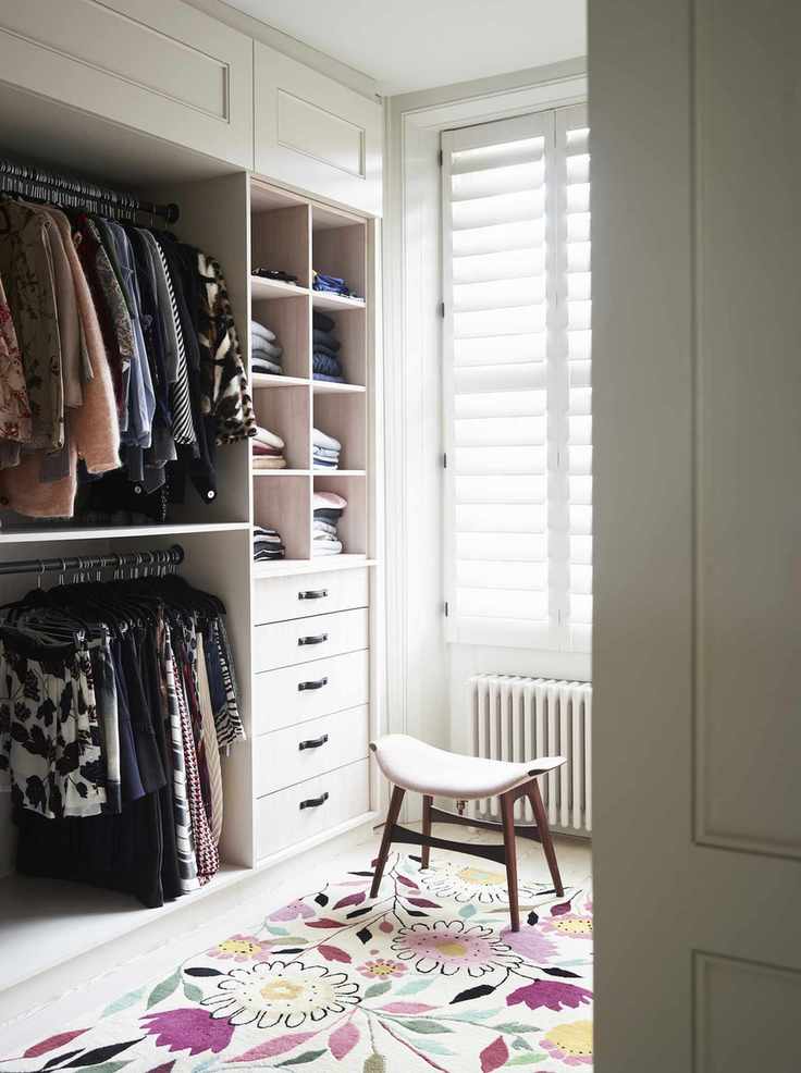 closet with decorative rug