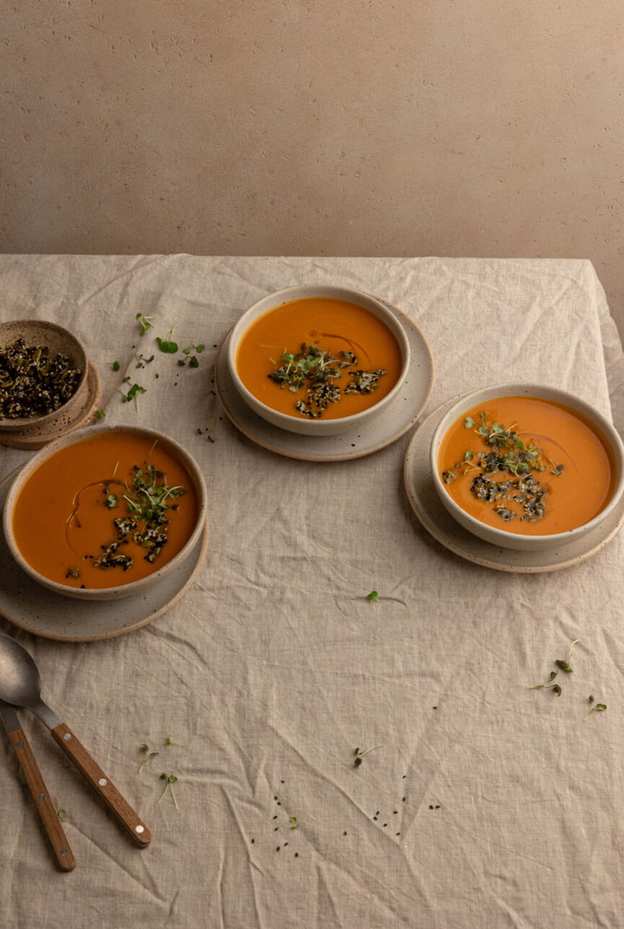 the best miso ginger sweet potato soup