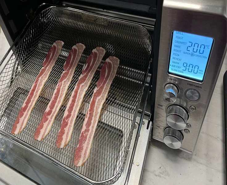 Bacon ready for cooking