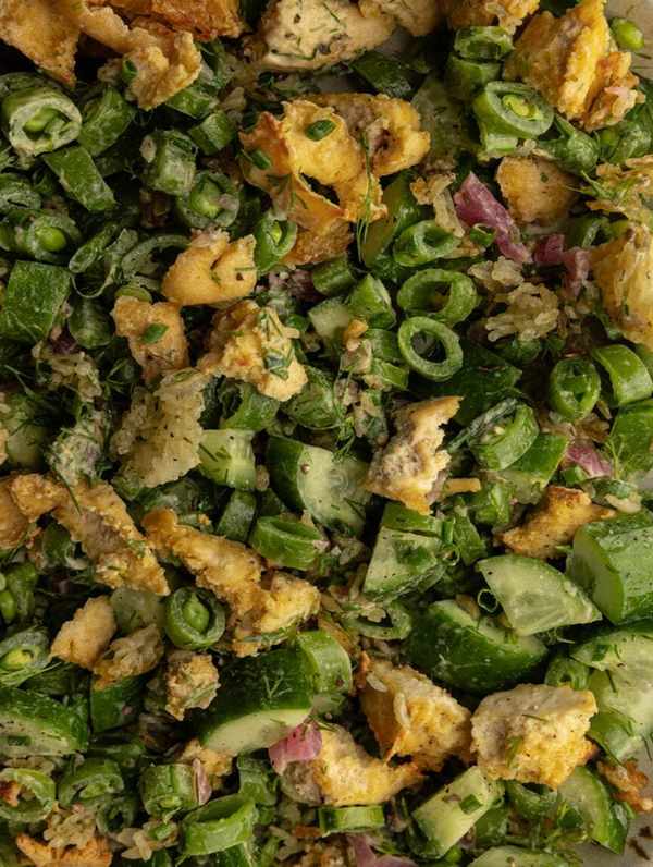 cucumber snap pea salad