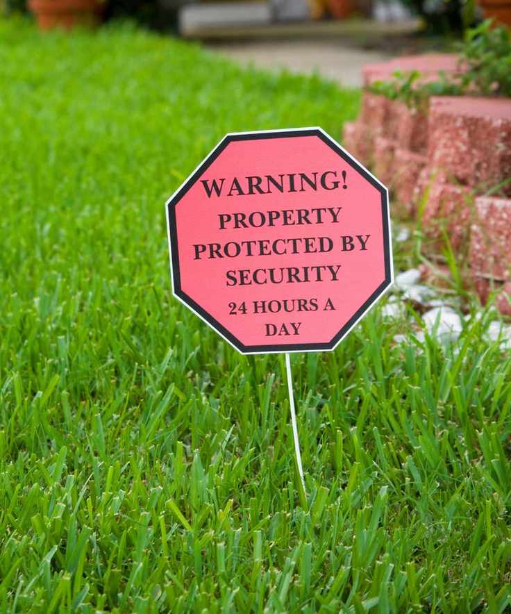 Security sign