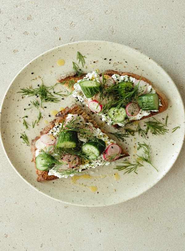 cottage cheese toast