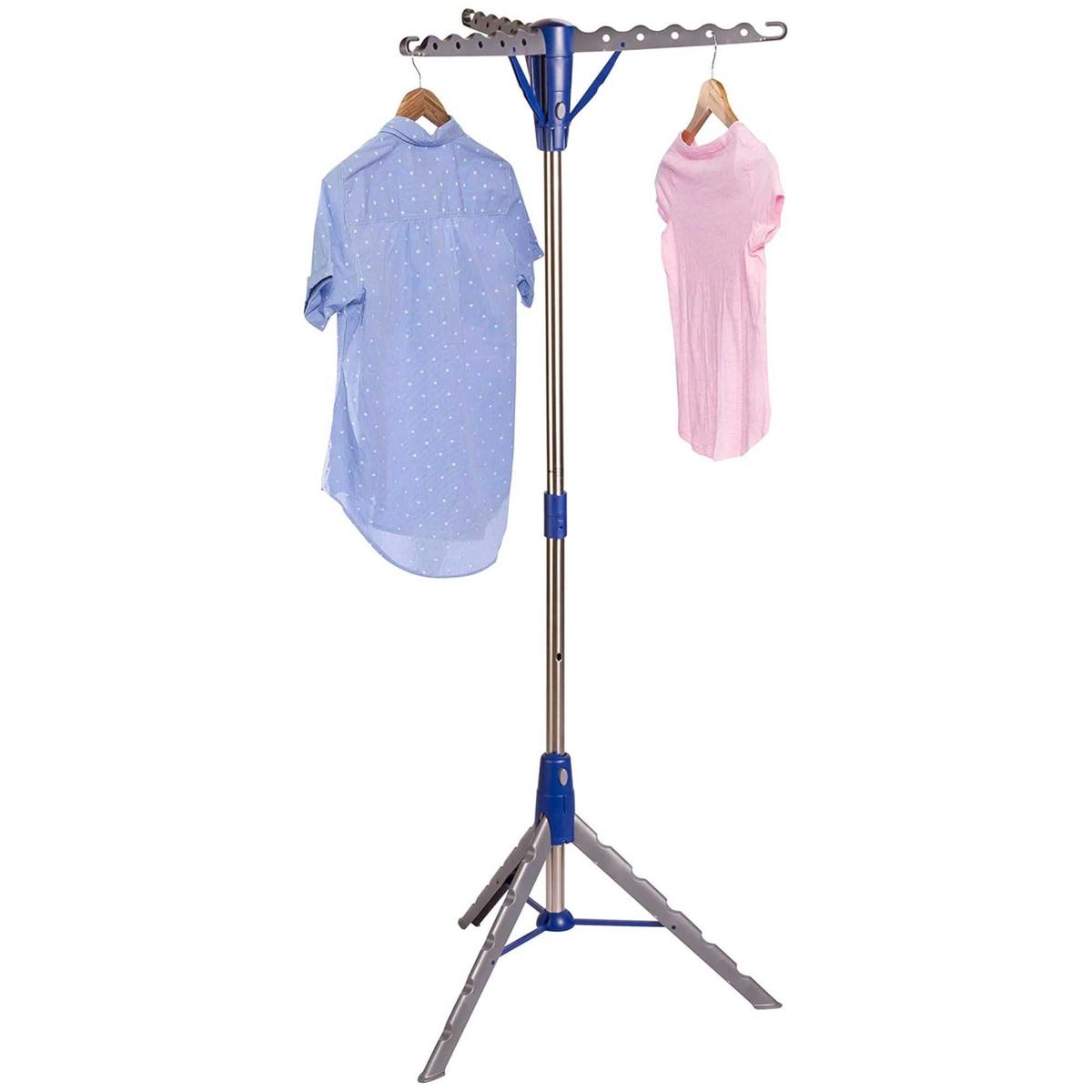 Metal clothes drying rack