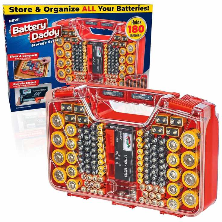 Assorted battery organizer
