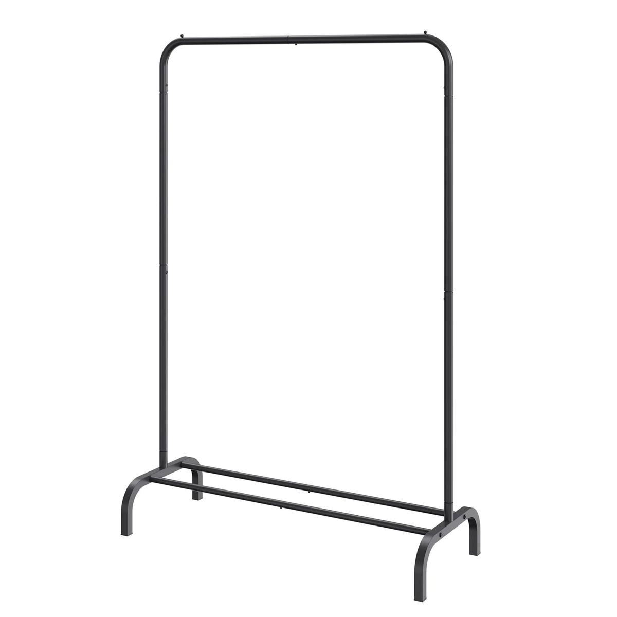 Black clothes rail