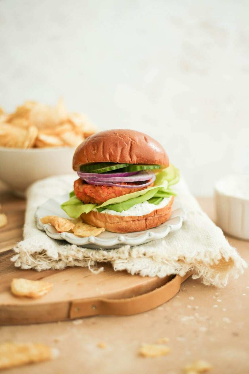 sweet potato falafel burgers_plant-based foods