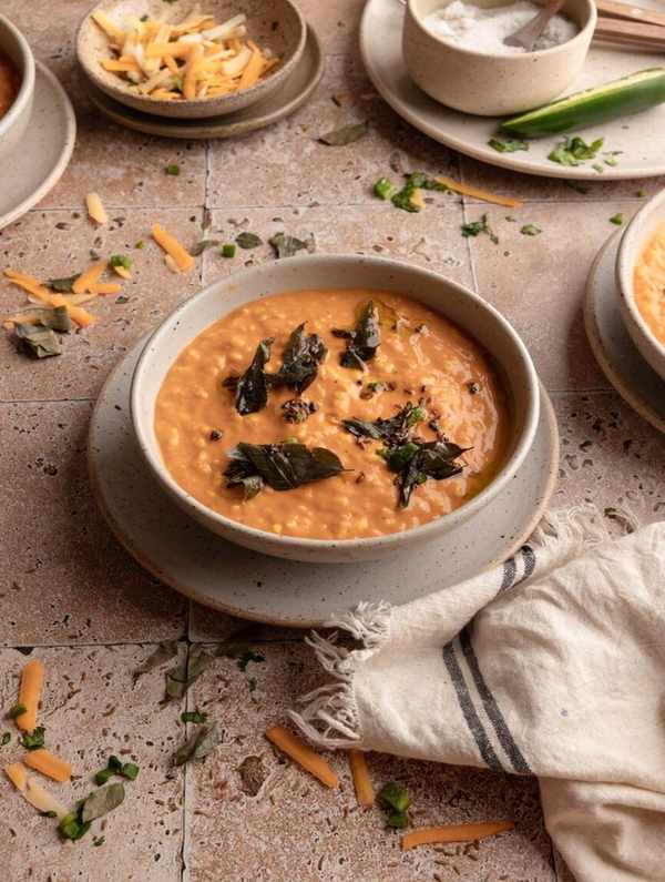 easy lentil tomato soup