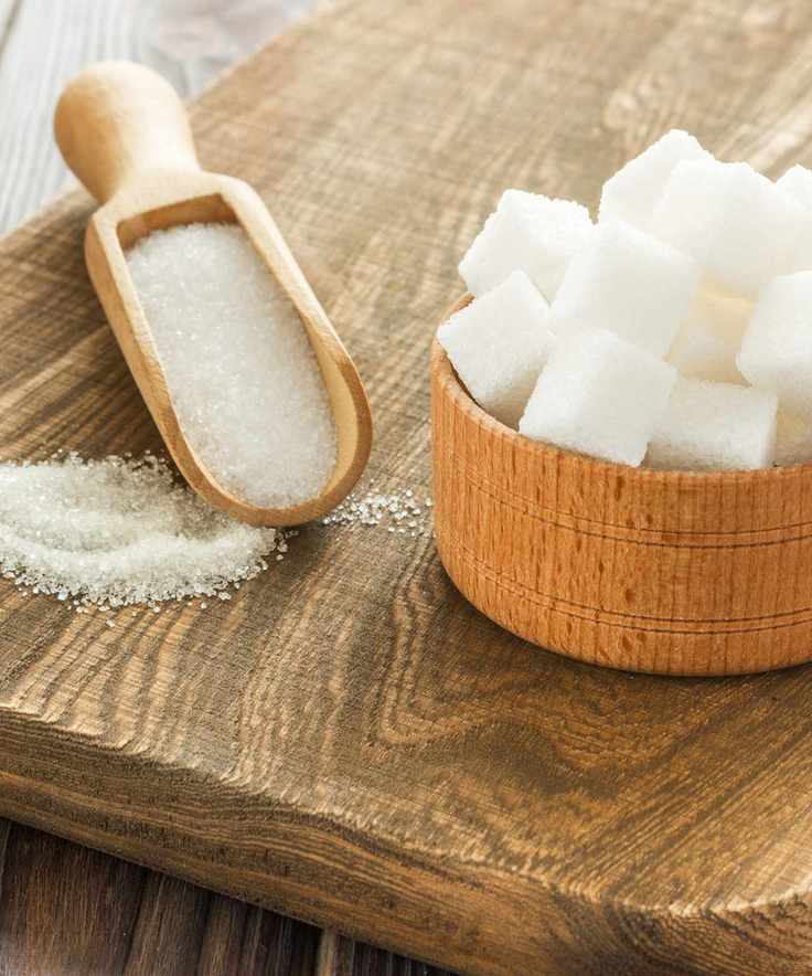 Sugar in a bowl
