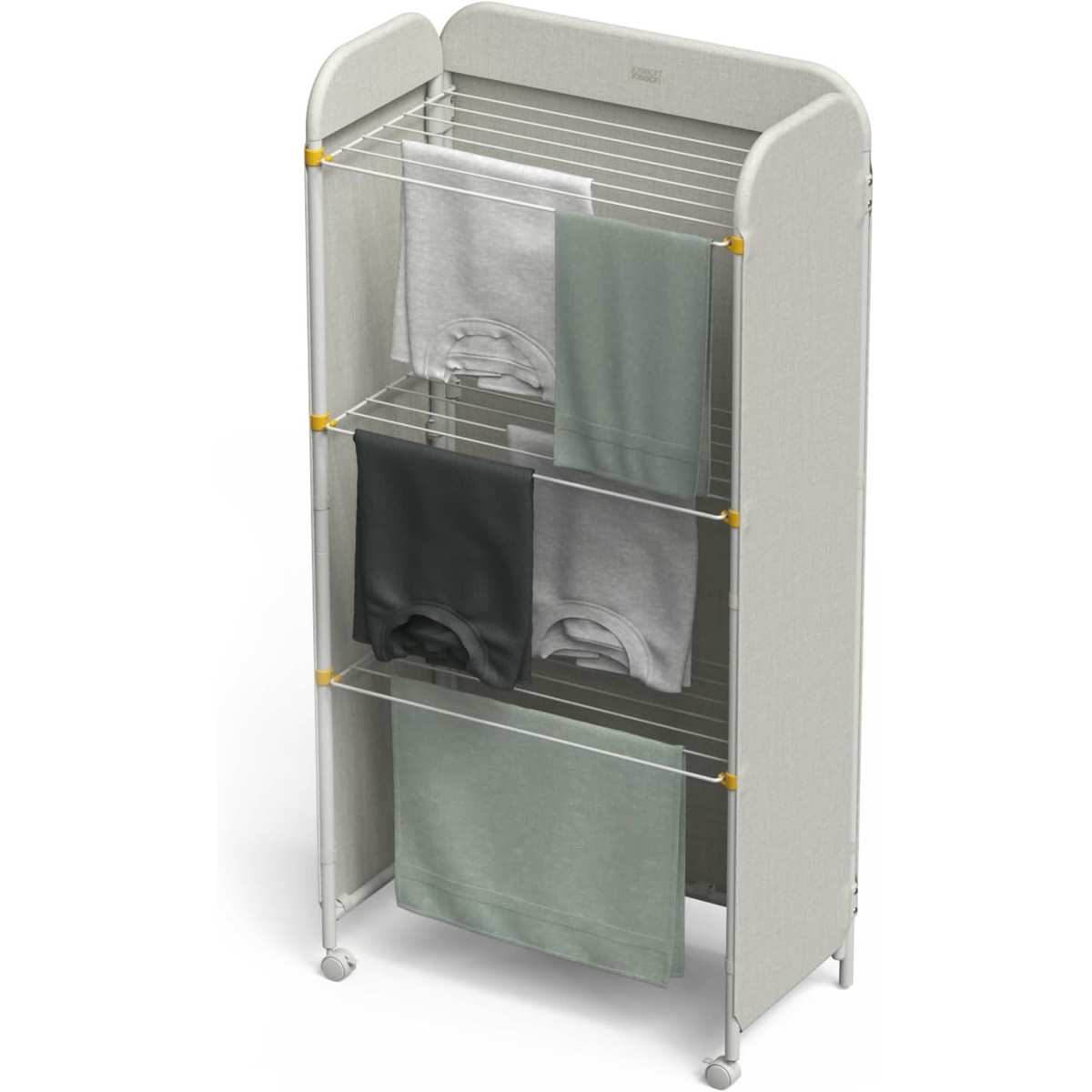 Eclipse&trade; 3-Tier Ecru Clothes Airer With Screen
