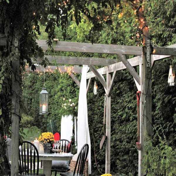 Pergola lighting ideas