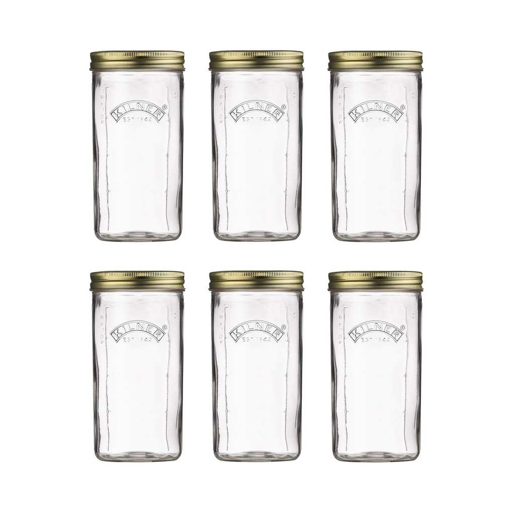 Glass Canning Jar - Set of 6