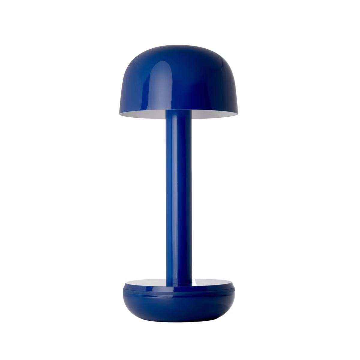 cobalt blue portable lamp