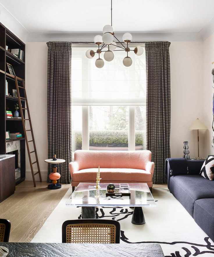 Modern asymmetrical globe chandelier