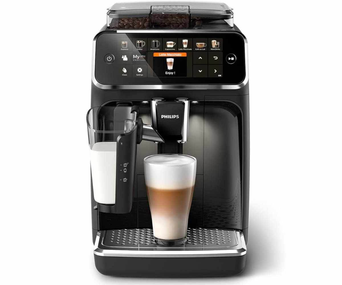 Philips 5400 Series LatteGo on a white background