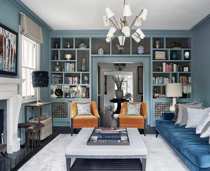 Small living room with multifunctional furniture