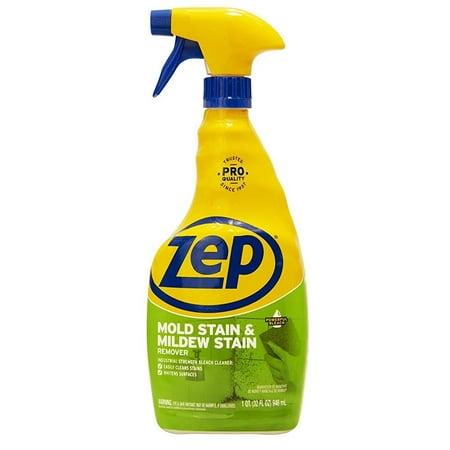 Zep Mold &amp; Mildew Stain Remover, Household Cleaner, Cleans and Brightens, 1 Count, 32 Fl Oz