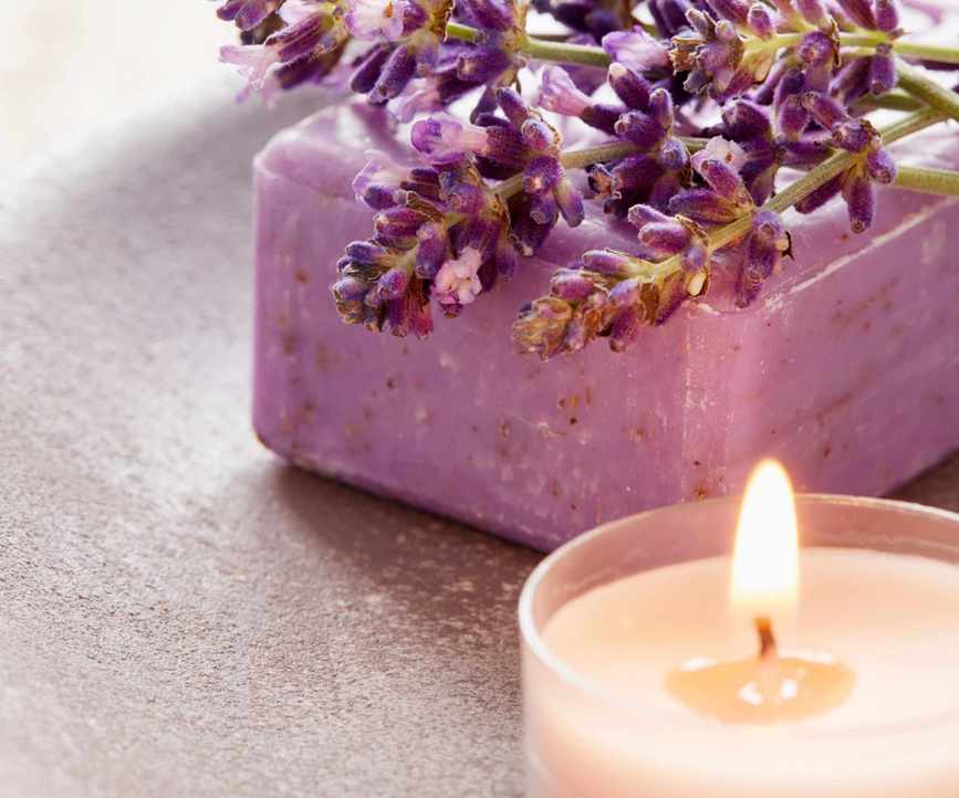 Lavender candle