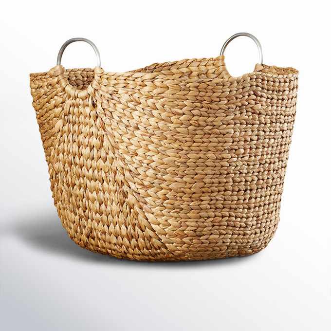 Birch Lane Seagrass Handmade Woven Decorative and Functional Storage Basket & Reviews | Wayfair