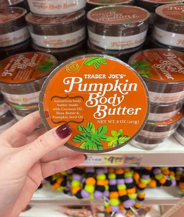 pumpkin body butter_trader joe's fall 2024