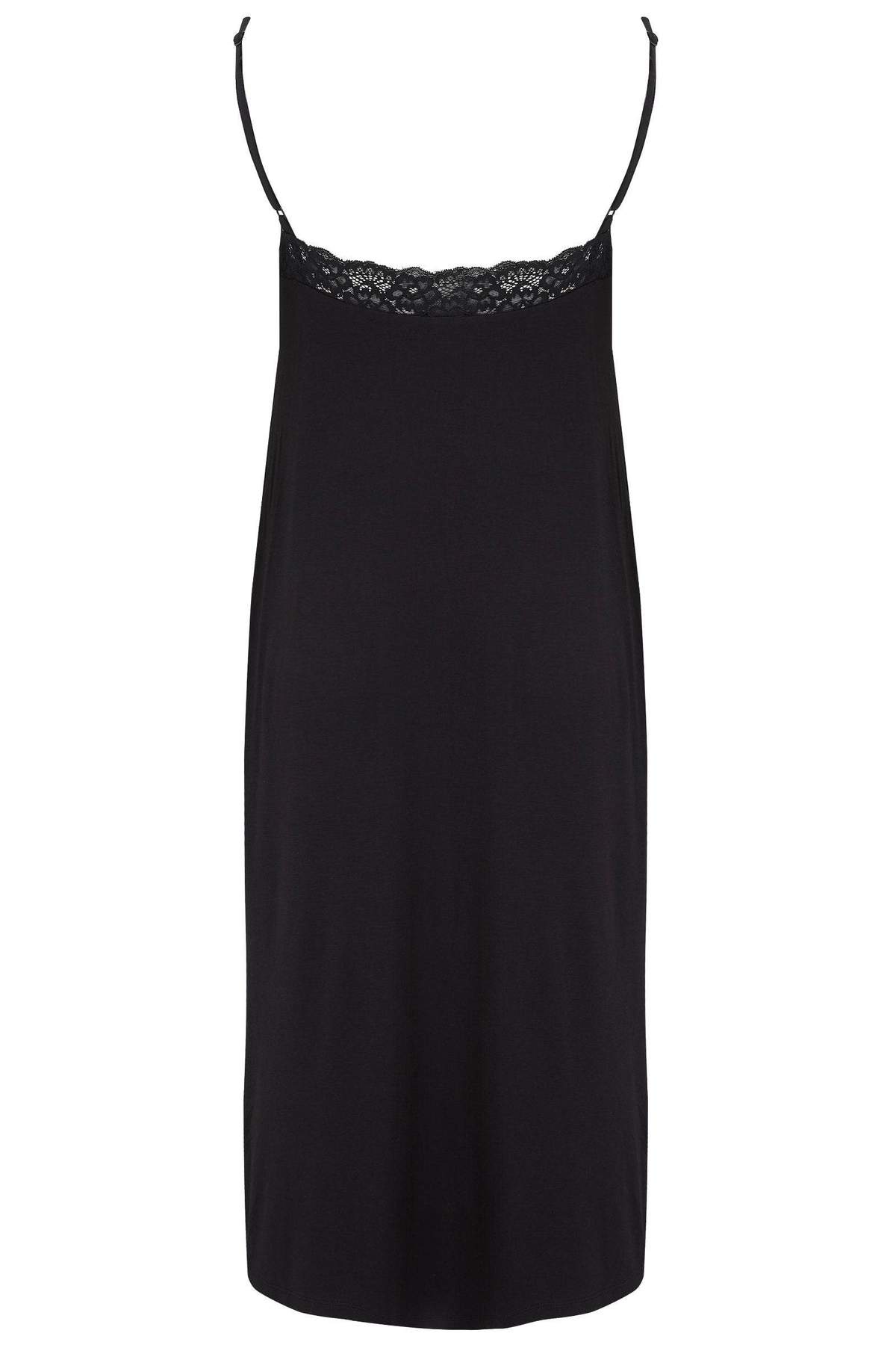 Chic Lace Hidden Support Midi Chemise