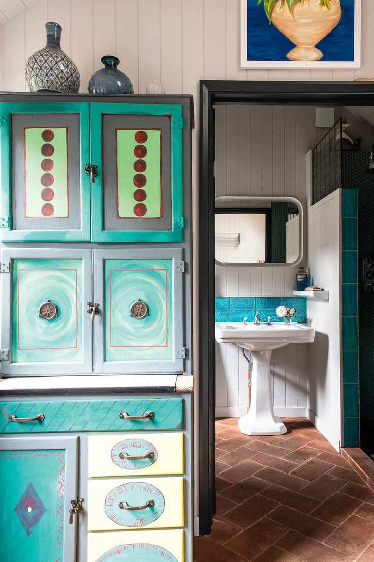 Colorful cabinet