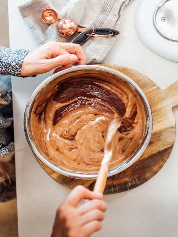 flourless peppermint chocolate cake-holiday baking