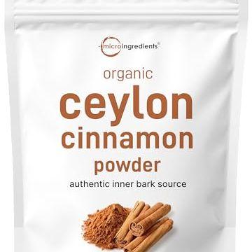 Organic Ceylon Cinnamon Powder, 2 Lb | Premium Sri Lanka Source | Sweet & Earthy Flavor | Great for Baking, Cooking & Drinks | Additive Free, Non-Gmo, Bulk Supply