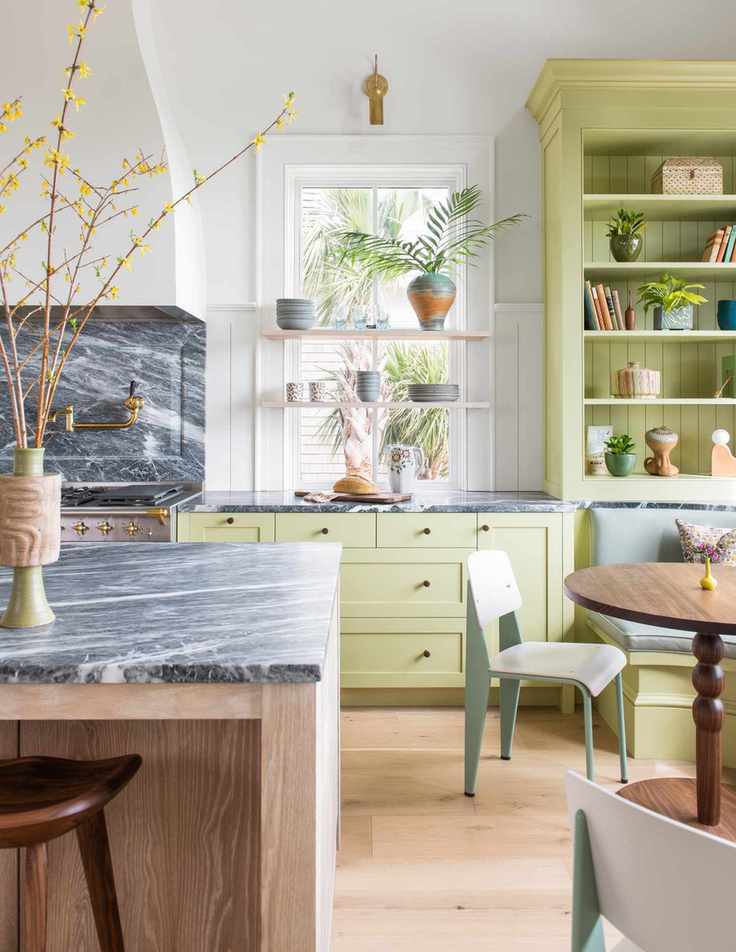 Green kitchen design