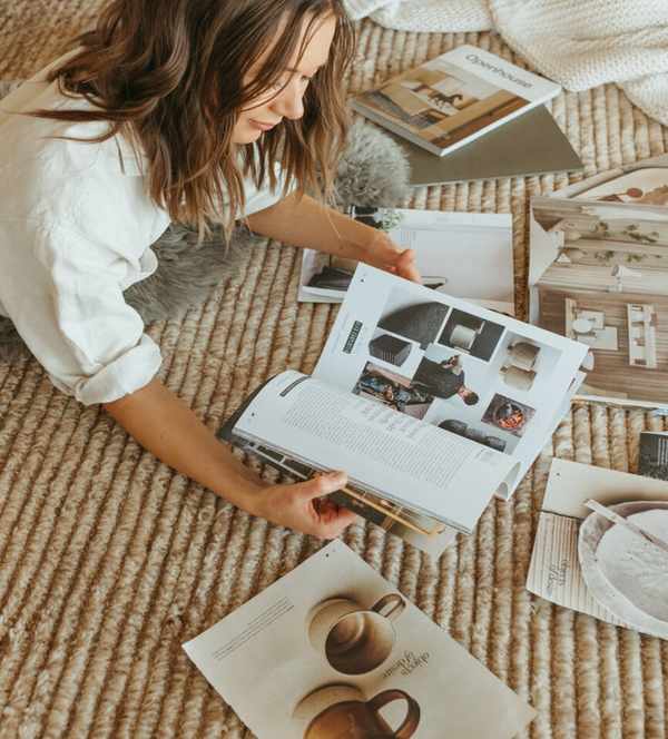 reading, inspiration, magazine
