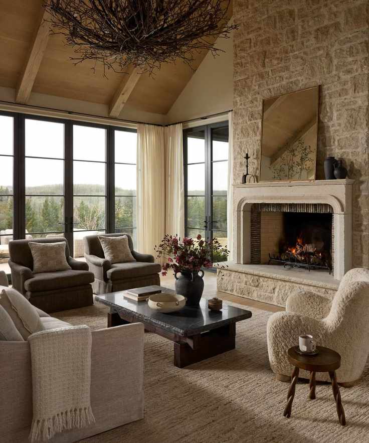 cozy living room scheme