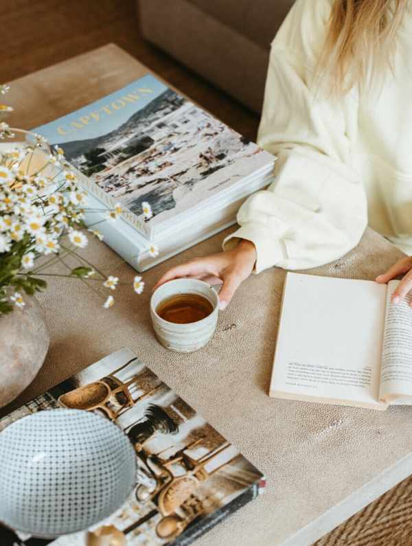 phone free morning routine coffee