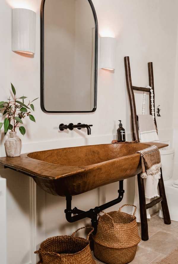 Stylish bathroom mirror