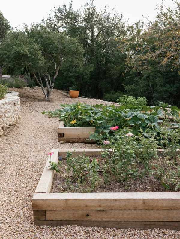 backyard garden transformation - sprinkler setup